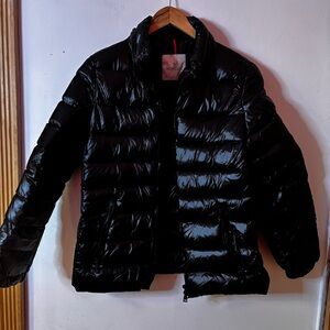 Black moncler puffer jacket sz S